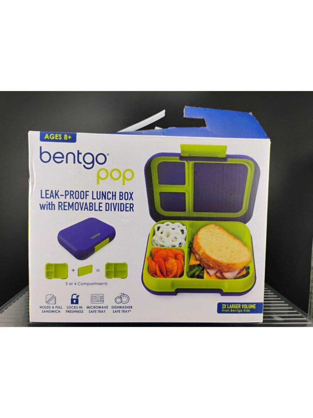 Bentgo Pop Leak-Proof Lunch Box With Removable Divider